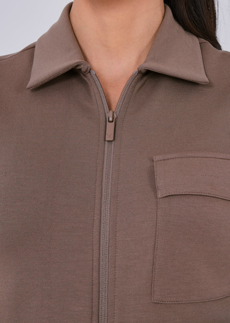 Women's Romper Walnut