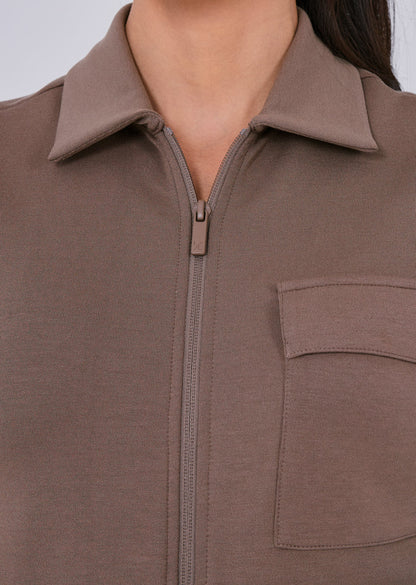 Women's Romper Walnut