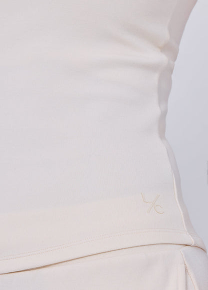 Women's Scoop Neck Tank Eggnog