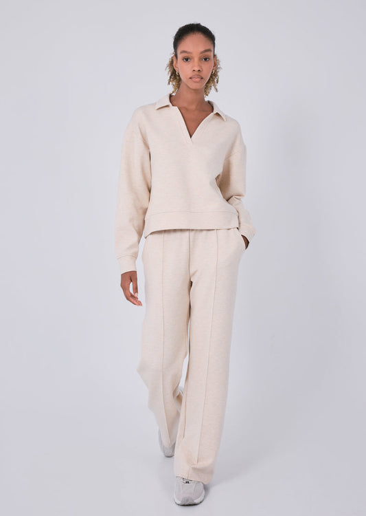 Women's Straight Leg Pants Oatmeal Heather