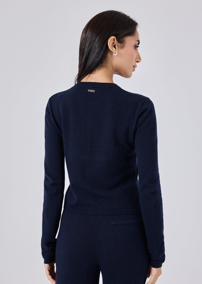 Women's Button Cardigan Navy
