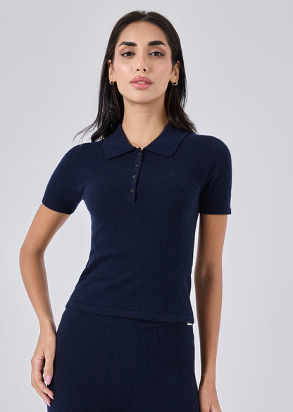 Women's Polo Top Navy