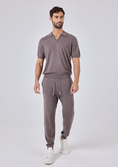 Men's Jogger Taupe Marl