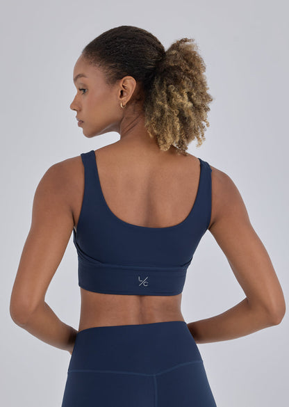 Women's Scoop Neck Bra Dark Navy