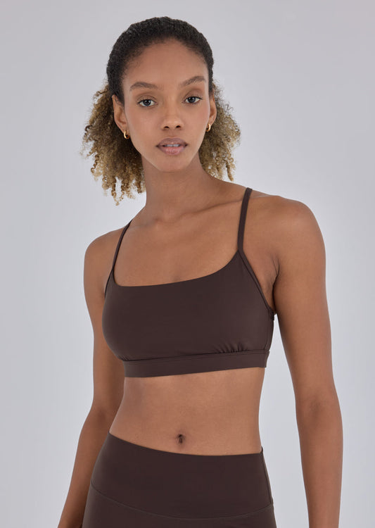 Women's Cami Bra Dark Cocoa
