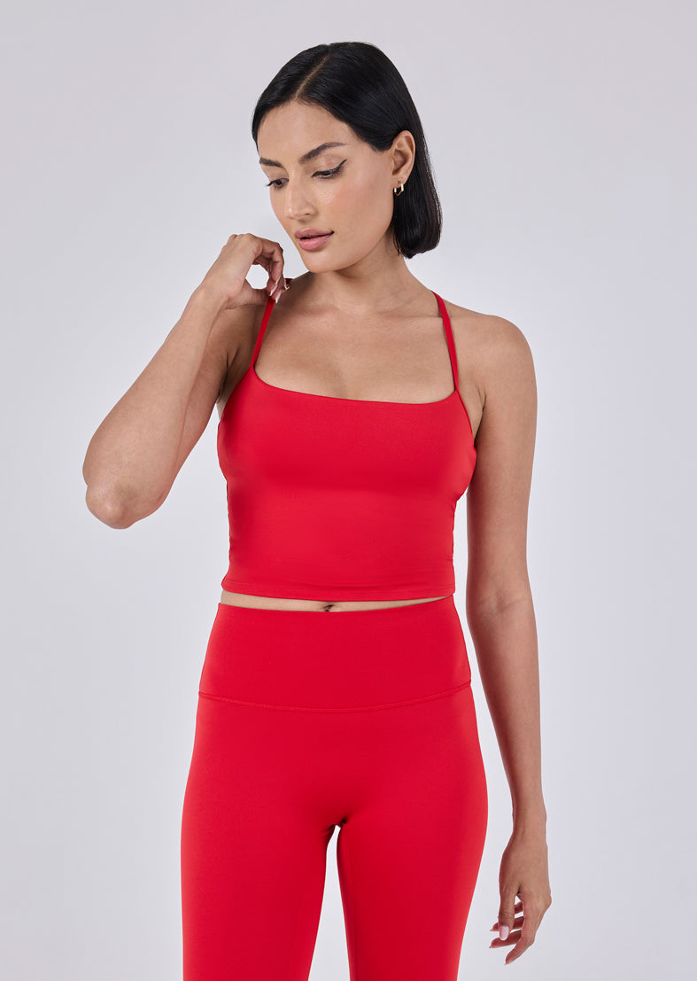 Women's Cami Top Vivid Red