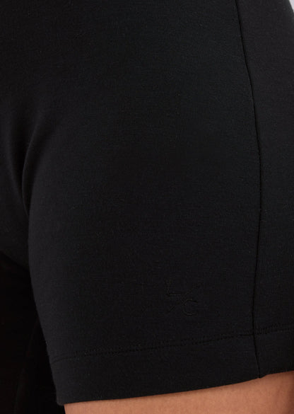 Women's Cap Sleeve Onesie  Black