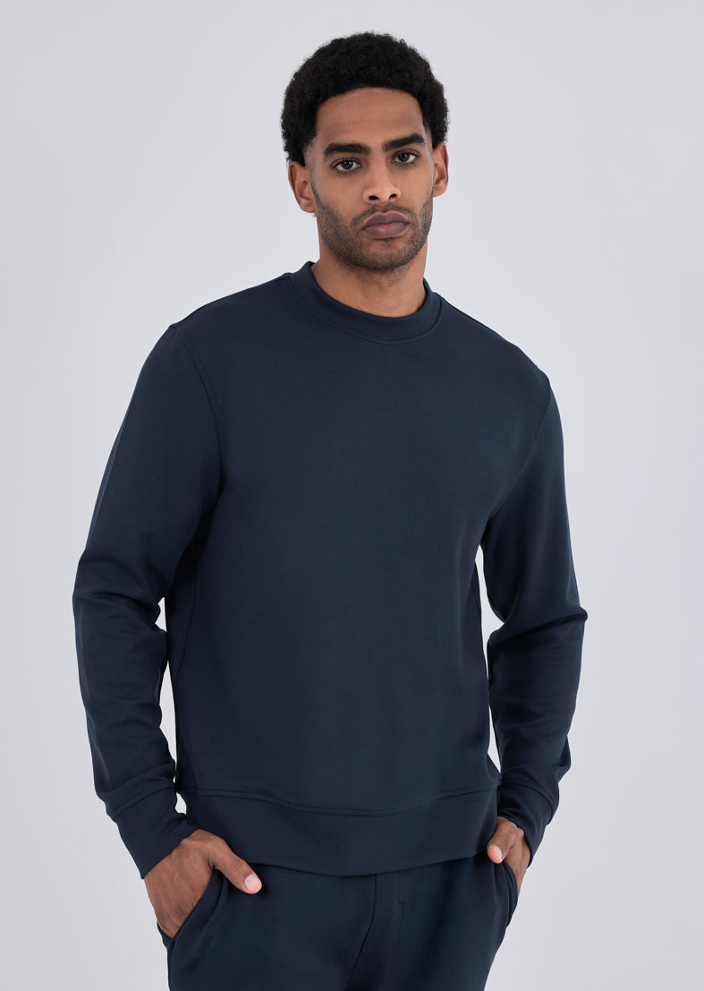 Men's Crew Neck Sweatshirt Dark Navy