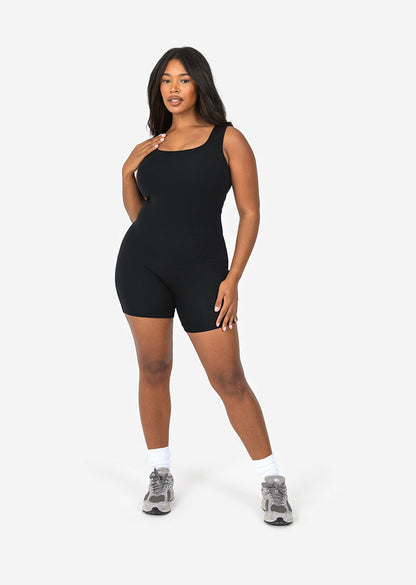 Women's Shortie - Onesie Black