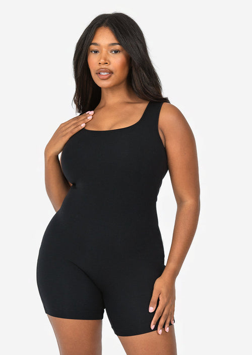 Women's Shortie - Onesie Black