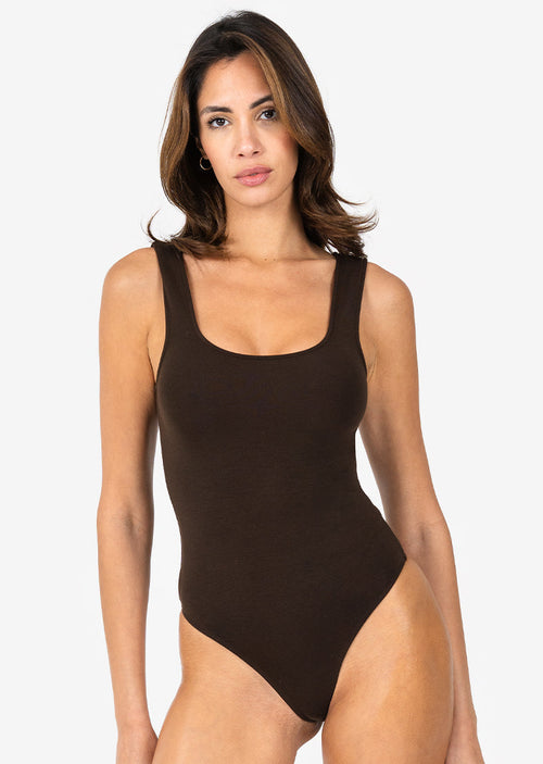 Women's Sleeveless Body Coffee