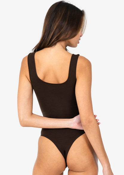 Women's Sleeveless Body Coffee