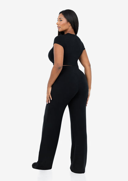 Women's Straight Leg Pants Black
