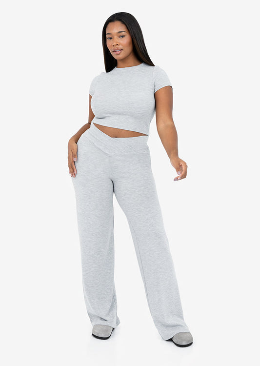 Women's Straight Leg Grey Marl