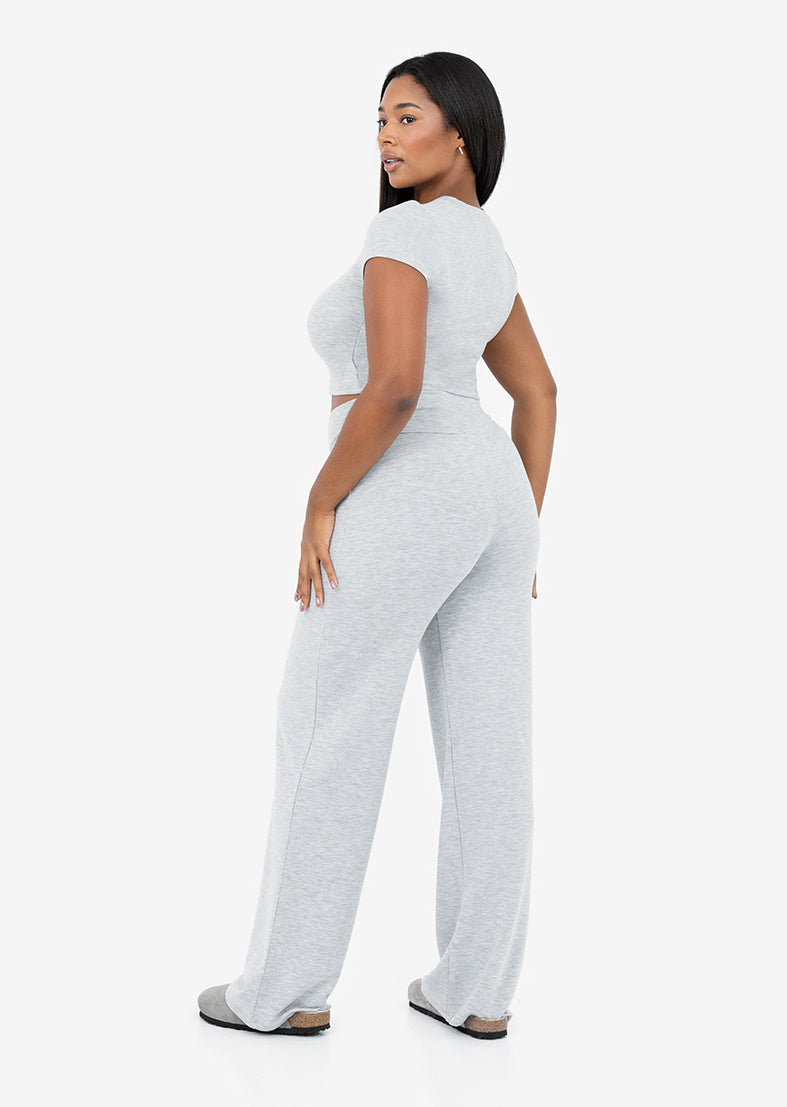 Women's Straight Leg Grey Marl