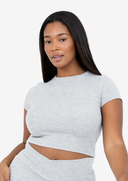 Women's Tee Grey Marl