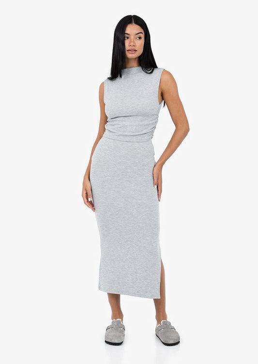 Women's Tube Skirt Grey Marl