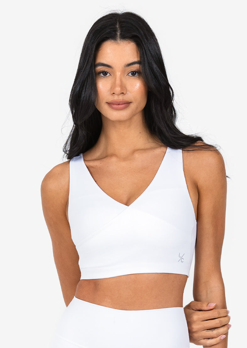 Women's Wrap Bra White