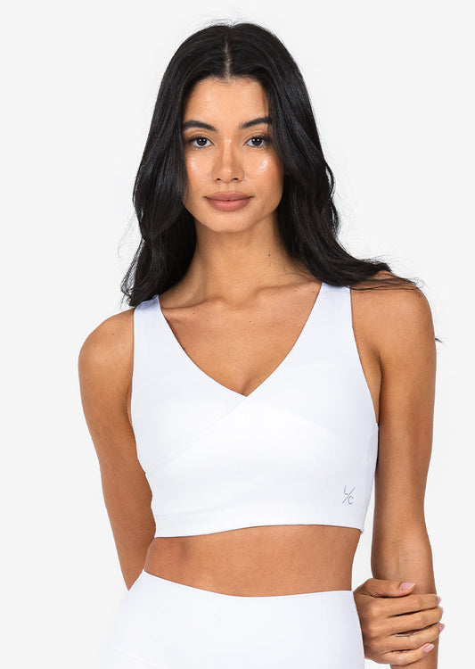 Women's Wrap Bra White