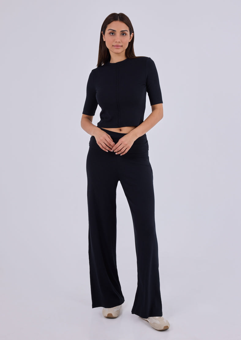 Women's Half Sleeve Tee Black