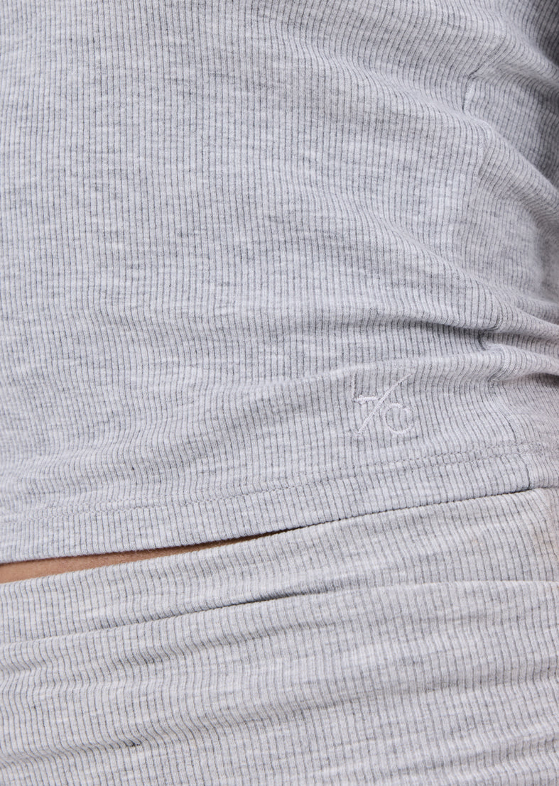 Women's Half Sleeve Tee Grey Marl