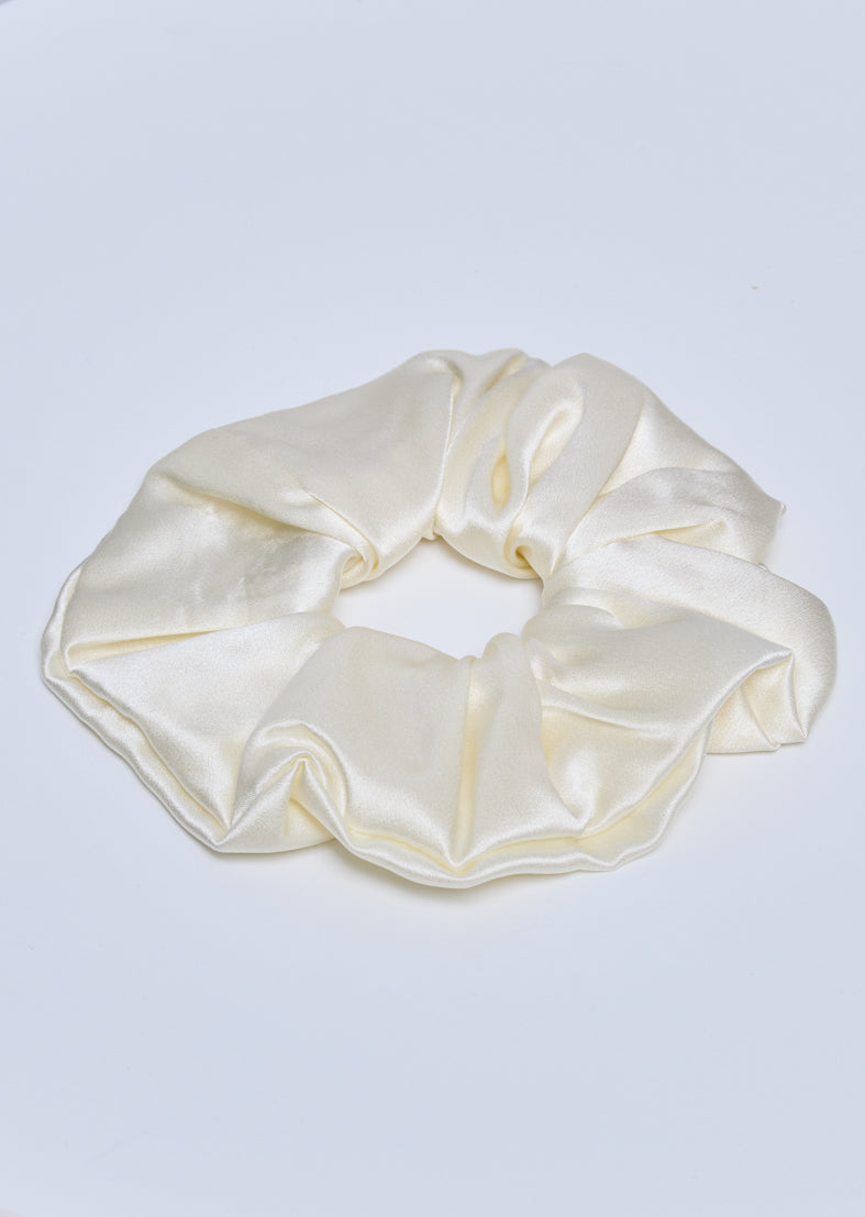 Women's Silk Scrunchie Cream