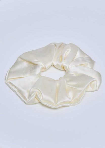 Women's Silk Scrunchie Cream