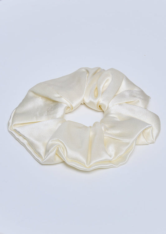 Women's Silk Scrunchie Cream