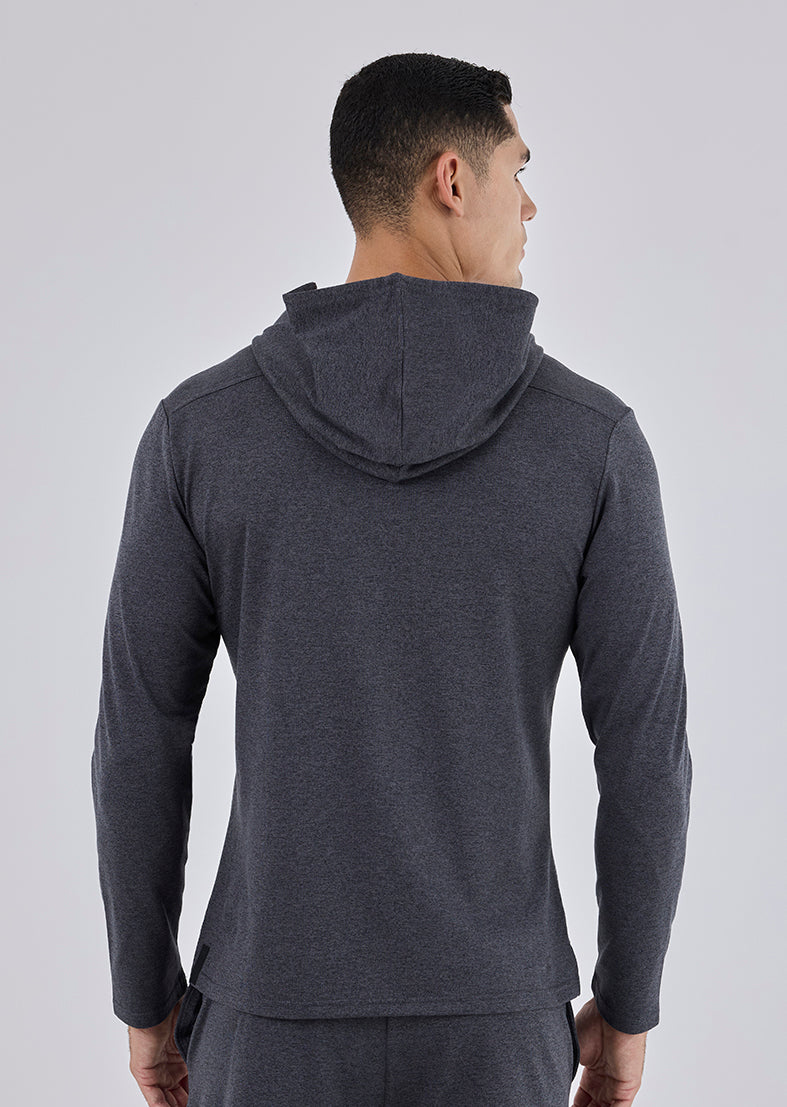 Men's Hoodie Charcoal Marl