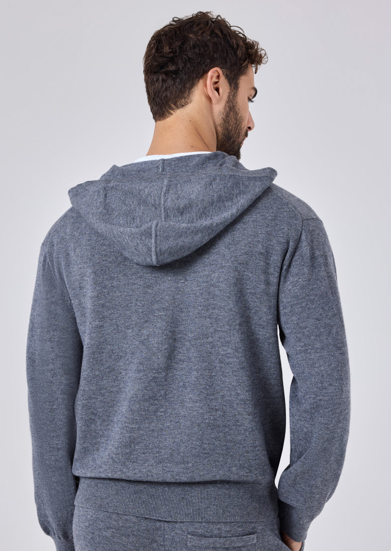 Men's Hoodie Grey Marl
