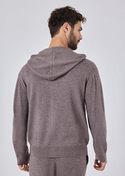 Men's Hoodie Taupe Marl