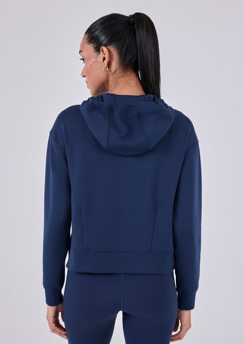 Women's Zip Up Hoodie Dark Navy