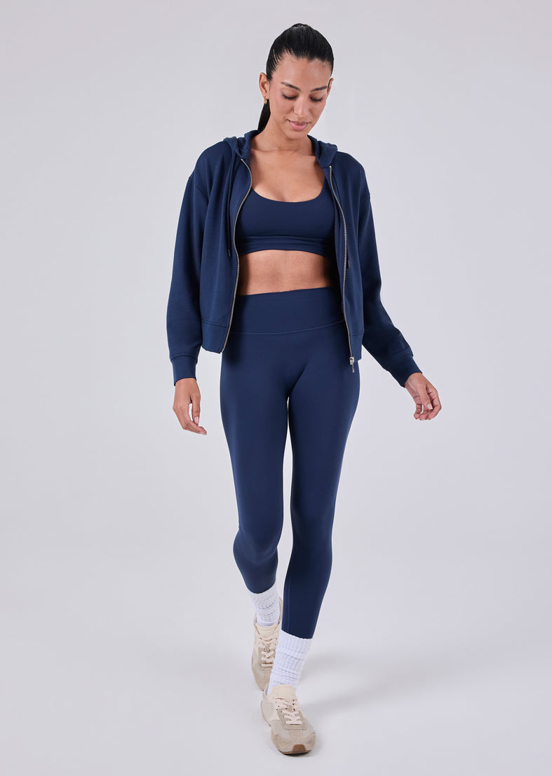 Women's Zip Up Hoodie Dark Navy