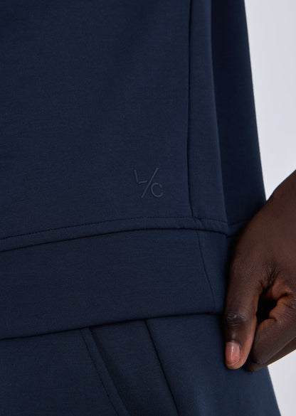 Women's Half Zip Sweatshirt Dark Navy