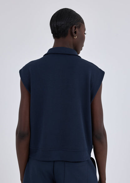 Women's Half Zip Sweatshirt Dark Navy