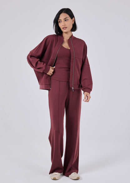 Women's Jacket Dark Burgundy