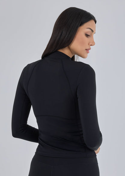 Women's Active Zip Jacket Black