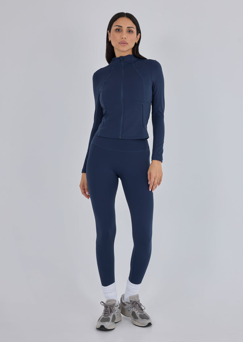 Women's Active Zip Jacket Dark Navy