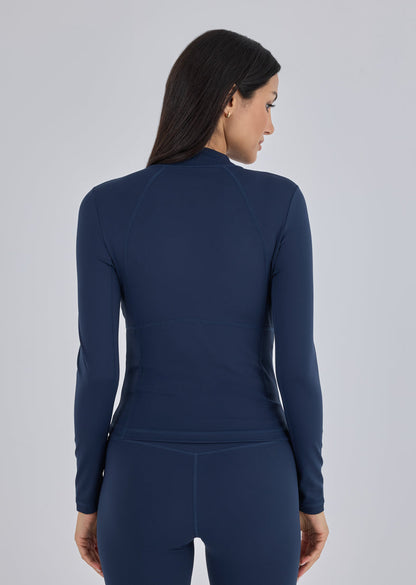 Women's Active Zip Jacket Dark Navy