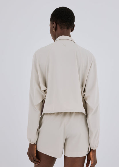 Women's Half Zip Jacket Stone