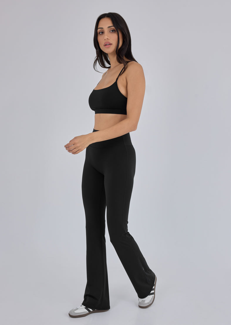 Women's Kick Flare Legging Black (Long)