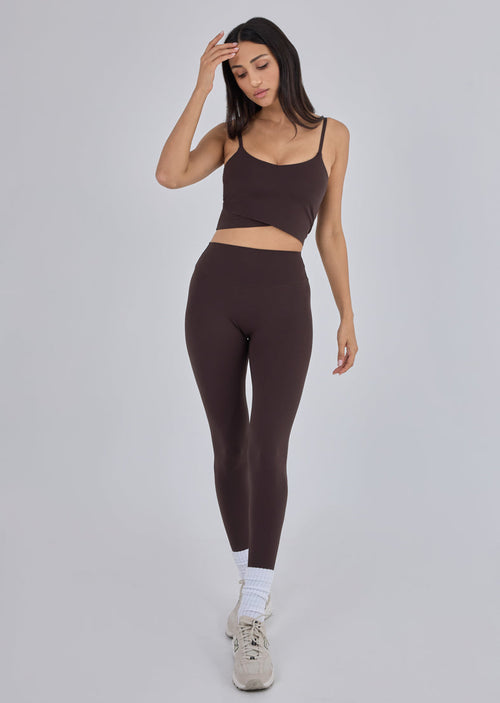 Women's Legging Full Length Dark Cocoa