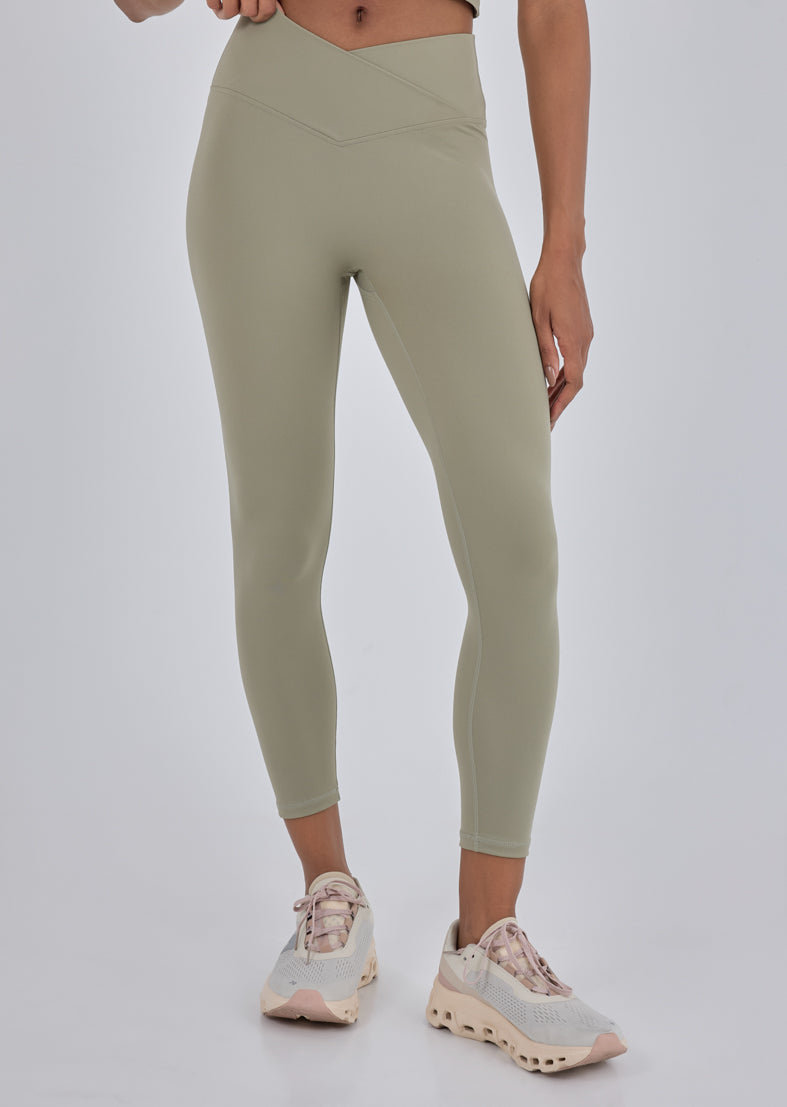 Women's Wrap Waist Legging 7/8 Abby Stone