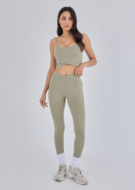 Women's Wrap Waist Legging Full Length Abby Stone