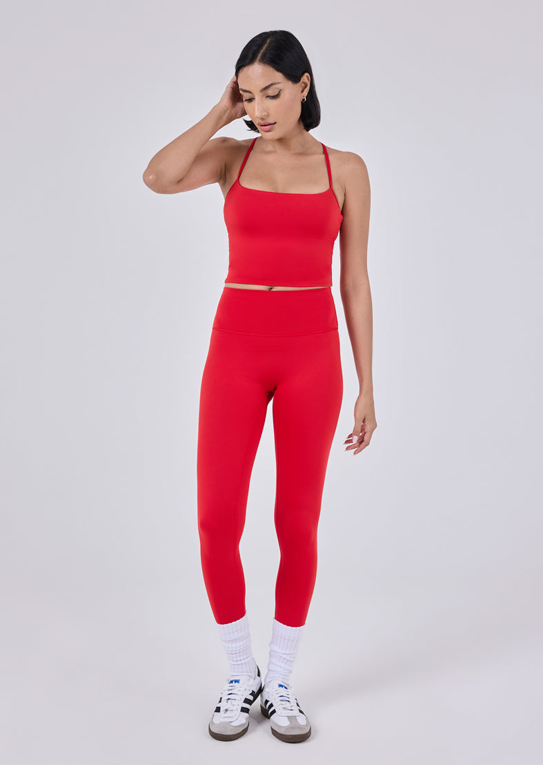 Women's Legging Full Length Vivid Red