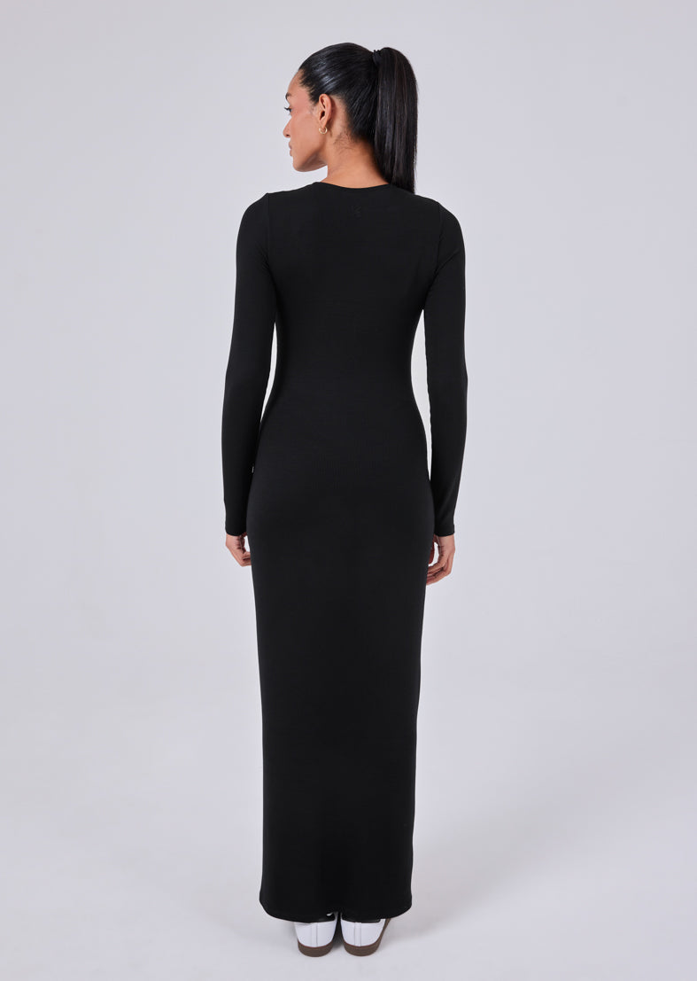 Women's Long Sleeve Dress Black