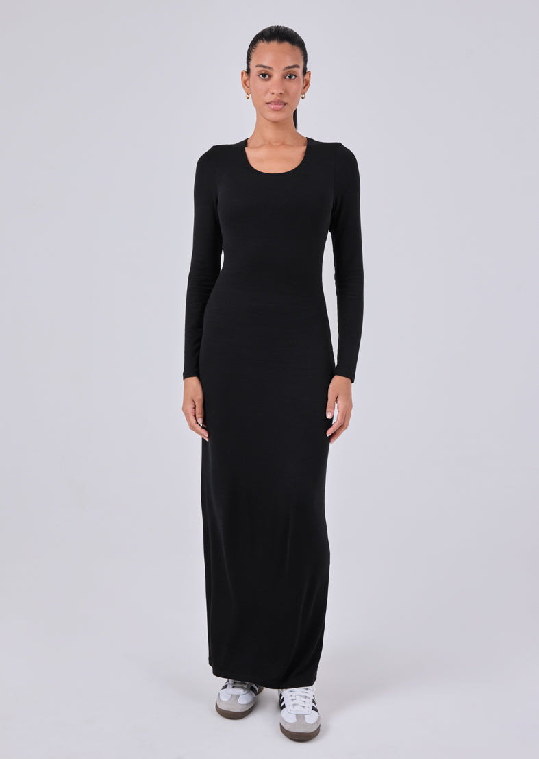 Women's Long Sleeve Dress Black