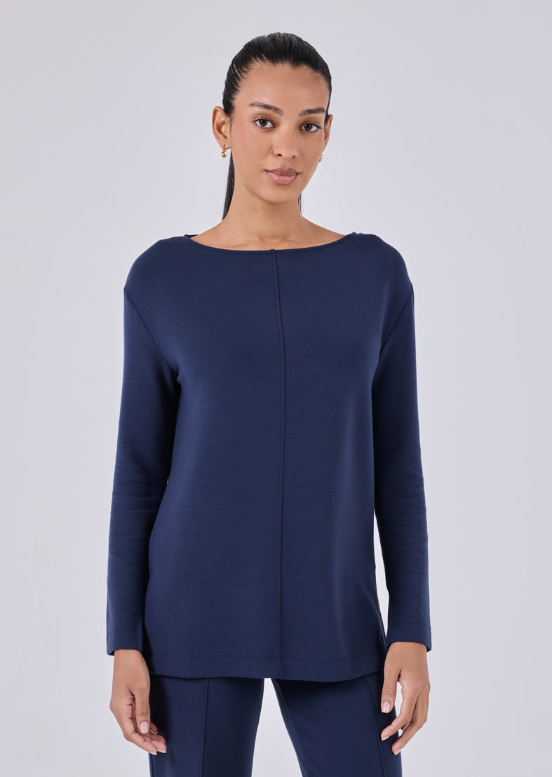 Women's Long Sleeve Top Dark Navy