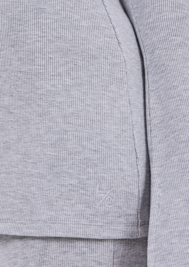 Women's Longline Cardigan Grey Marl