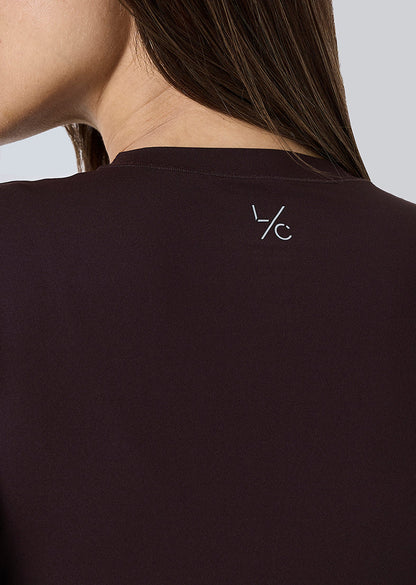 Women's Long Sleeve Top Dark Cocoa